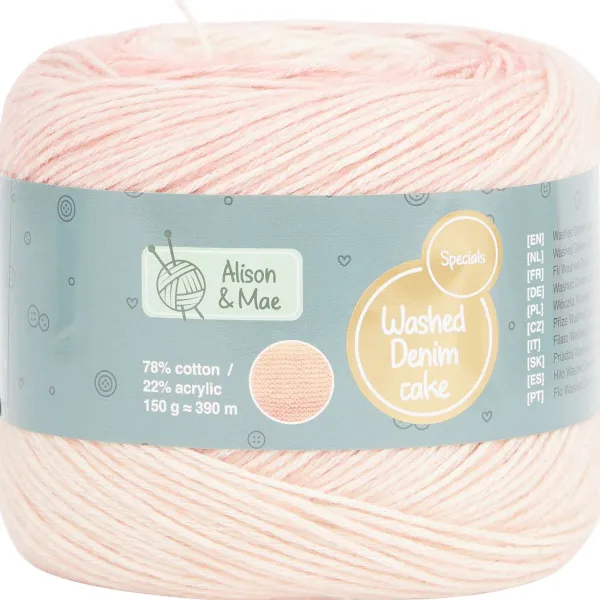 Alison & Mae Breien & Haken^Specials Garen Washed Denim Cake