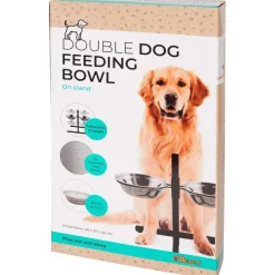 Merk Dierenbenodigdheden^Beasty Dubbele Hondenvoerbak