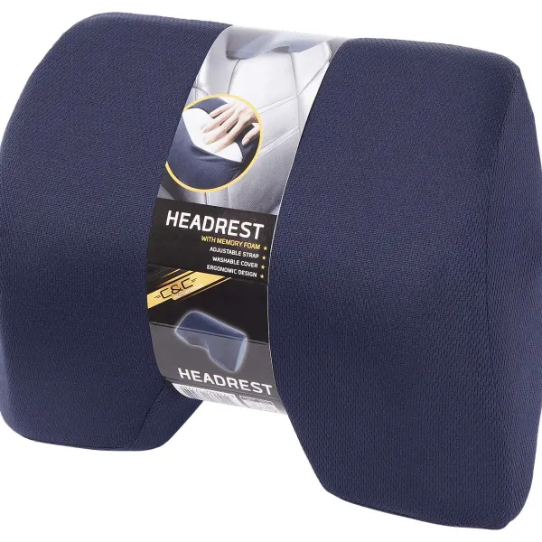 C&C Auto Accessoires^Hoofdsteun Met Traagschuim