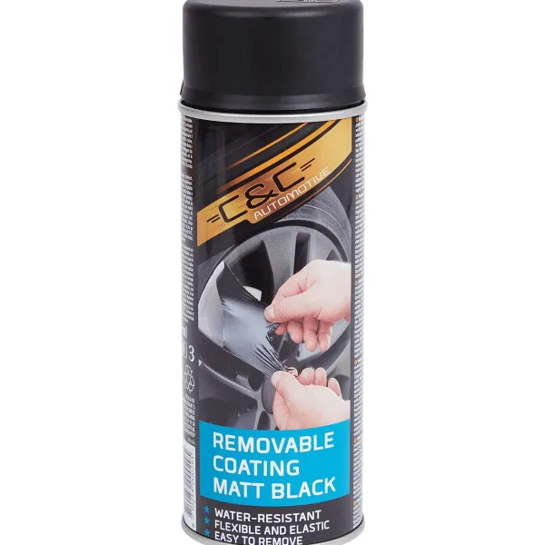 C&C Auto Accessoires^Verwijderbare Coating Mat Zwart