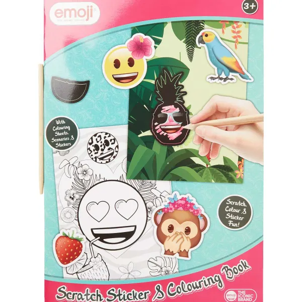 Paw Patrol Kleuren & Tekenen^Emoji Krassticker- En Kleurboek