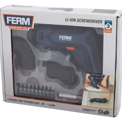 FERM Gereedschap^Accu-Schroevendraaier
