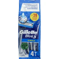 Gillette Ontharen & Scheren^Blue3 Scheermesjes Simple