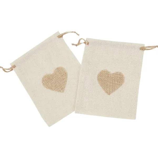 Merk Inpakken^Hobby Flora Katoenen Cadeauzakjes