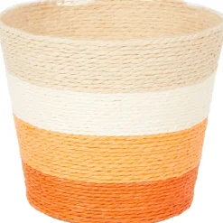 Merk Bloempotten^Home Accents Bloemenmand Met Strepen