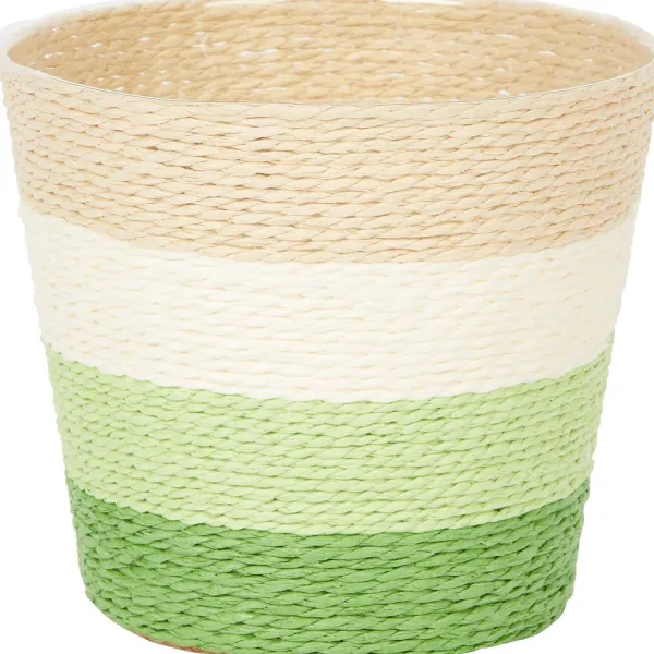 Merk Bloempotten^Home Accents Bloemenmand Met Strepen