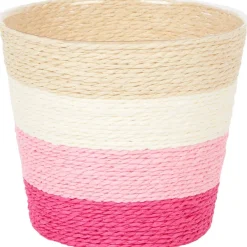 Merk Bloempotten^Home Accents Bloemenmand Met Strepen