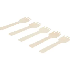 Merk Feestartikelen^Houten Bestek