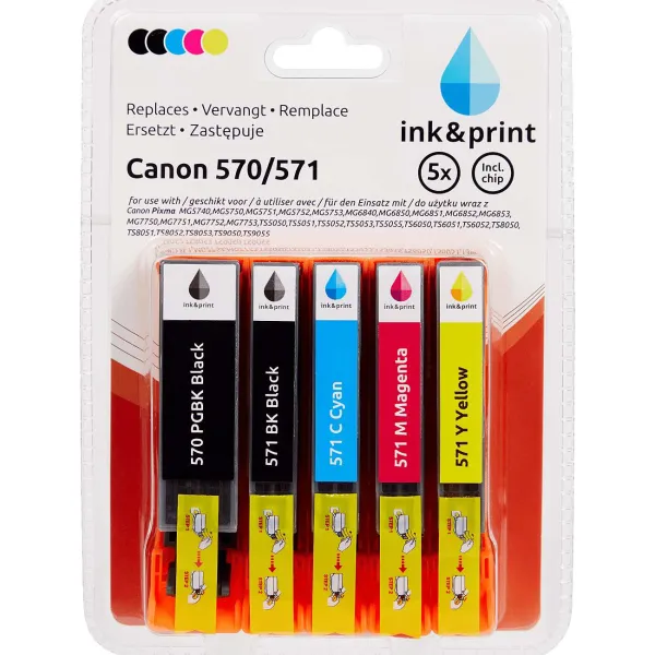 Merk Inktcartridges^Ink & Print Inktcartridges Canon 570/571