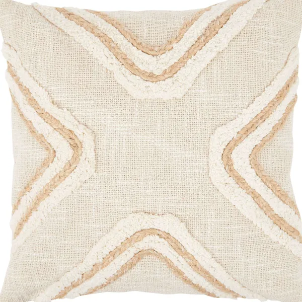 Merk Woonaccessoires^Jute Kussenhoes Met Patroon