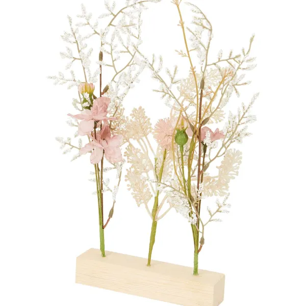 Merk Kunstplanten & -Bloemen^Kunstdroogbloemen Op Houten Voet