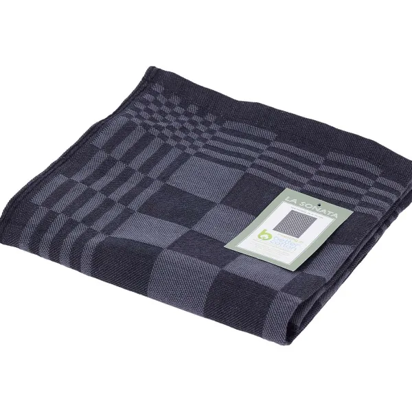 Hotel Royal Badtextiel^La Sonata Theedoek Antraciet