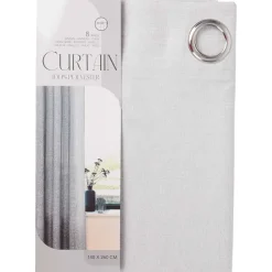 C&C Raamdecoratie^Linnenlook Gordijn