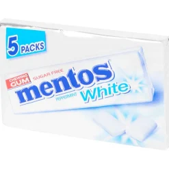 Mentos Drop & Snoep^White Kauwgom Peppermint