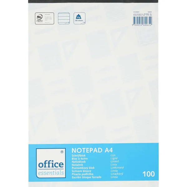 Office Essentials Papier & Schriften^Schrijfblok A4