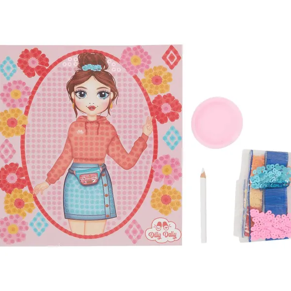 Disney Knutselen^Paillettenkunstwerk