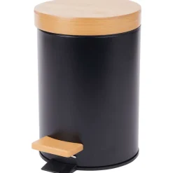 Froyak Prullenbakken^Pedaalemmer Met Bamboe