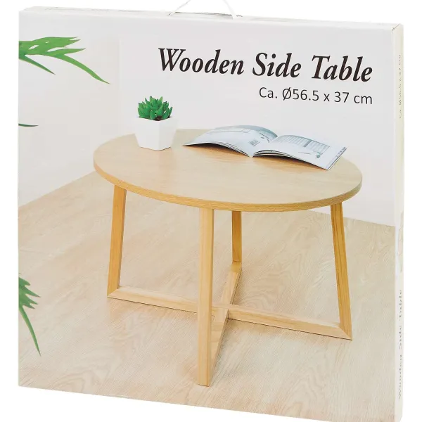 Merk Woonaccessoires^Ronde Bijzettafel