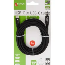 Sologic Kabels & Splitters^Laad- En Datakabel Usb-C Naar Usb-C