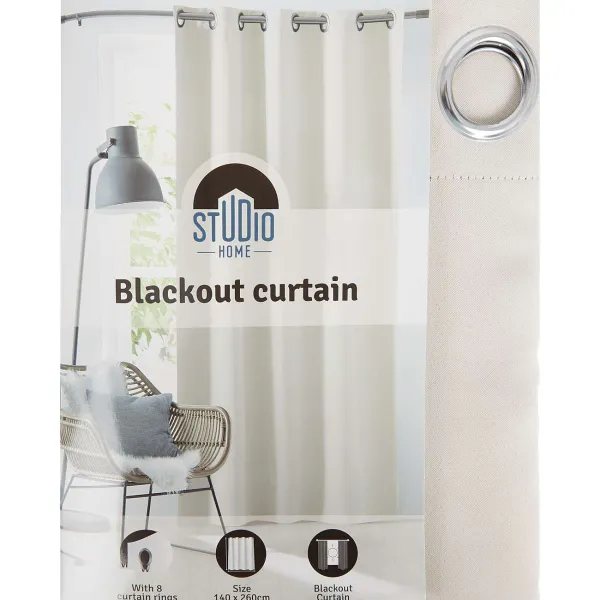 Studio Home Raamdecoratie^Kant-En-Klaar Verduisterend Gordijn