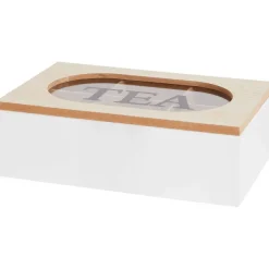 Merk Woonaccessoires^Theebox Met Tekst