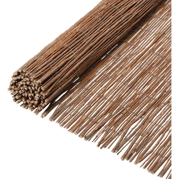 Merk Tuindecoratie^Wilgenhouten Tuinscherm